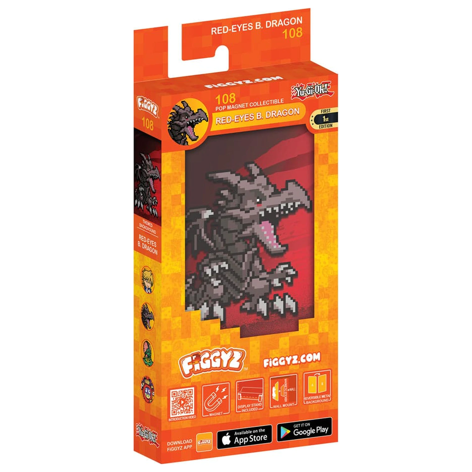 Yu-Gi-Oh! FiGGYZ gyűjthető hűtőmágnes Red-Eyes B. Dragon 11 cm termékfotó