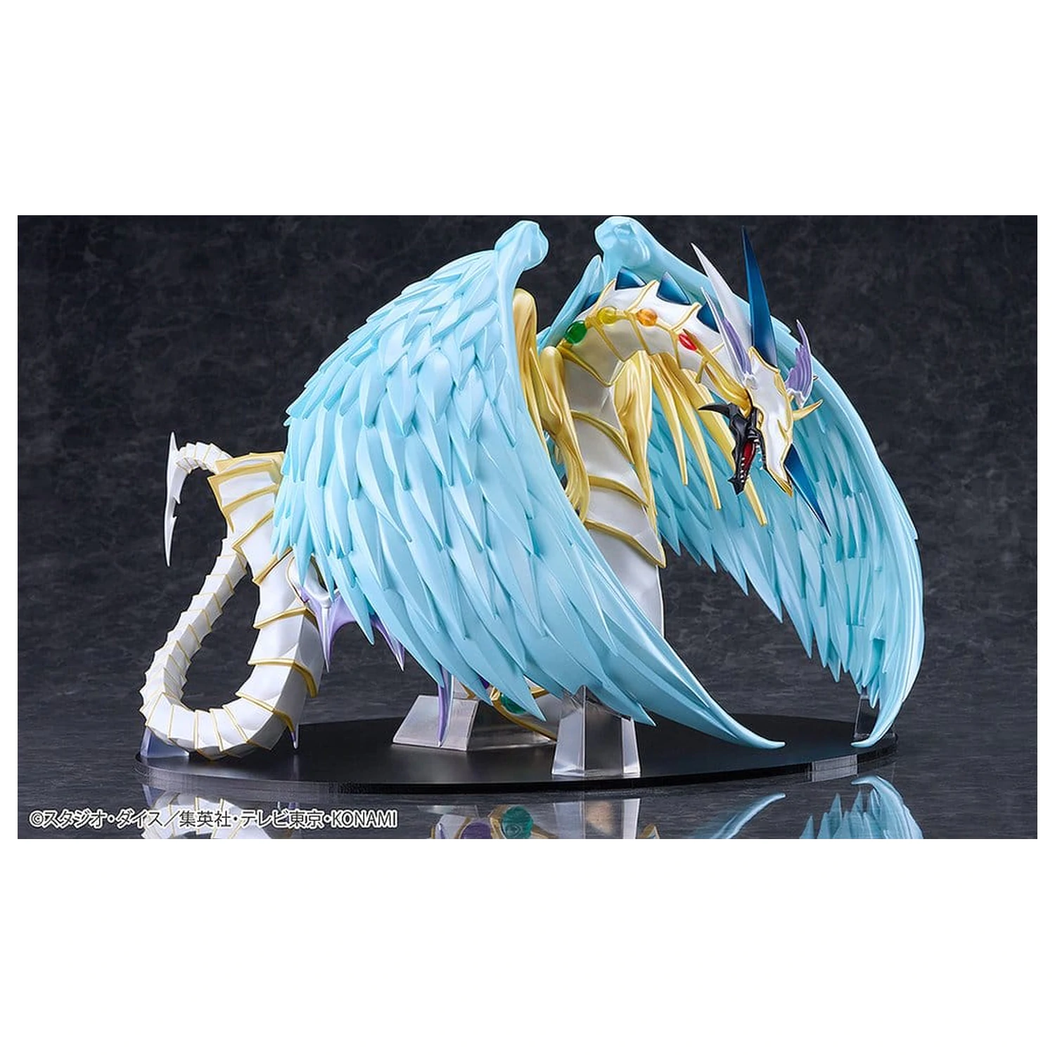 Yu-Gi-Oh! GX Rainbow Dragon PVC figura 28 cm termékfotó