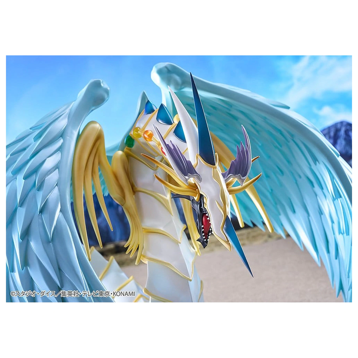 Yu-Gi-Oh! GX Rainbow Dragon PVC figura 28 cm termékfotó