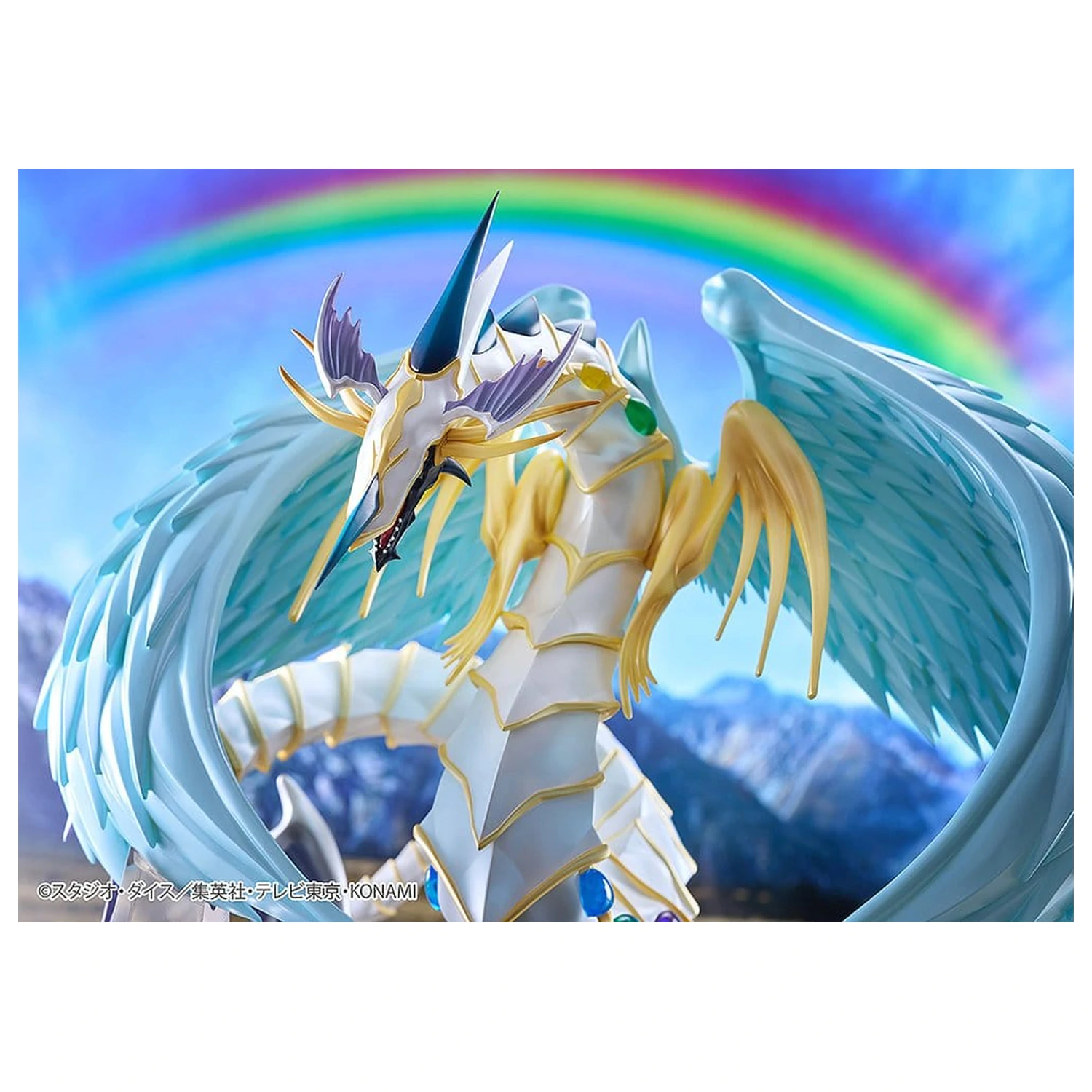 Yu-Gi-Oh! GX Rainbow Dragon PVC figura 28 cm termékfotó
