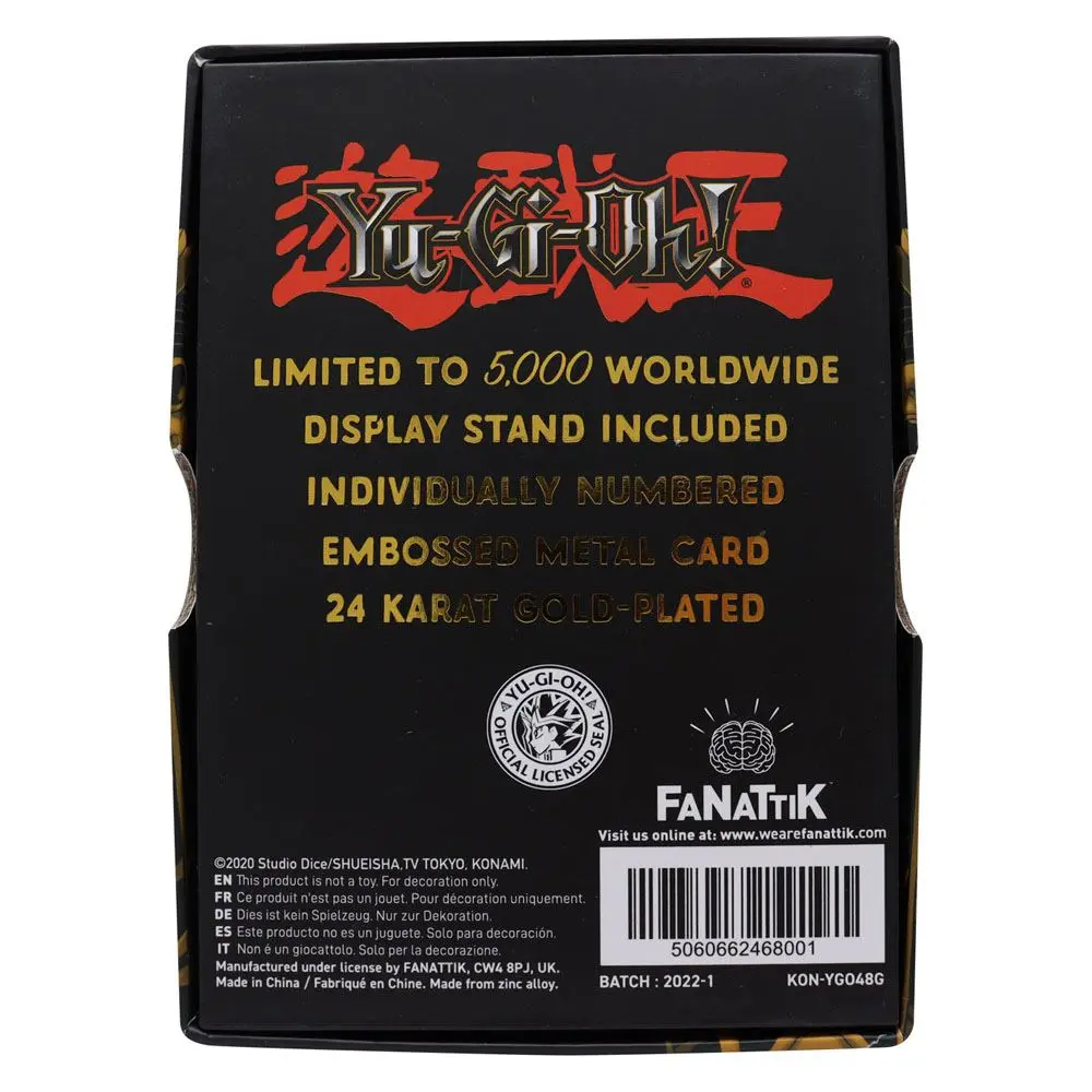 Yu-Gi-Oh! Metallbarren Jinzo Limited Edition (vergoldet) termékfotó