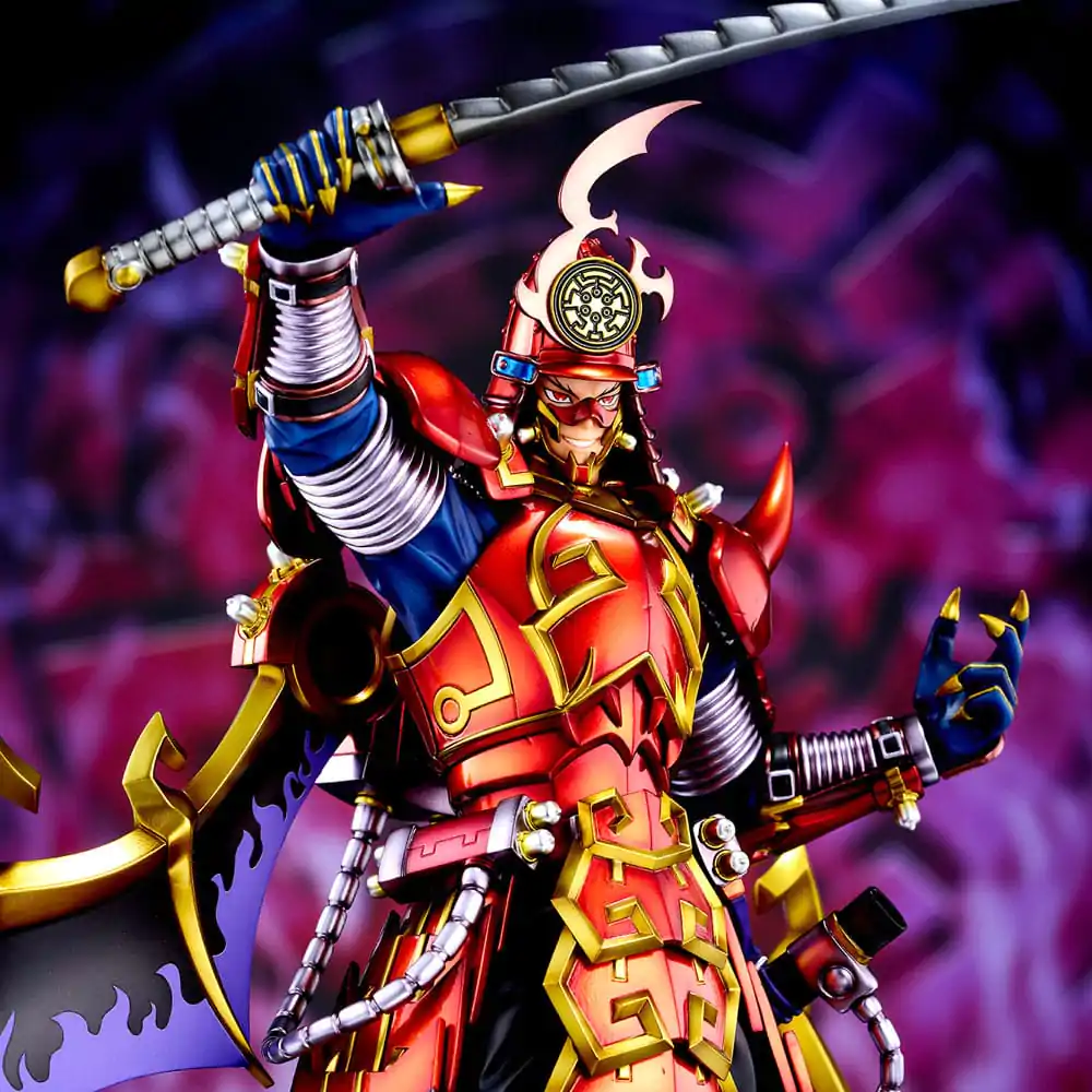 Yu-Gi-Oh! Monster figura Collection Legendary Six Samurai Shi En PVC szobor figura 35 cm termékfotó