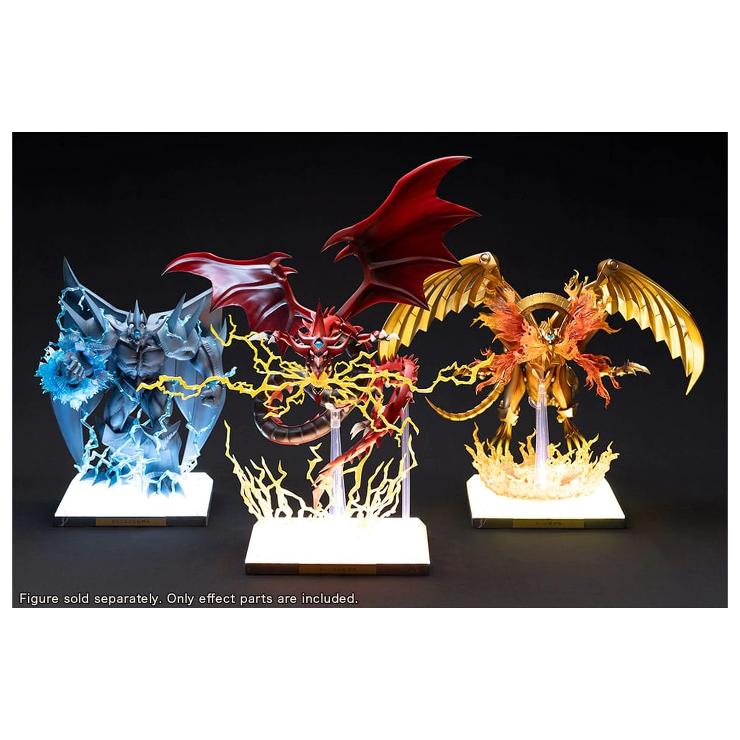Yu-Gi-Oh! PVC Slifer the Sky Dragon Egyptian God Expansion Parts Set szobor figura kiegészítő csomag termékfotó
