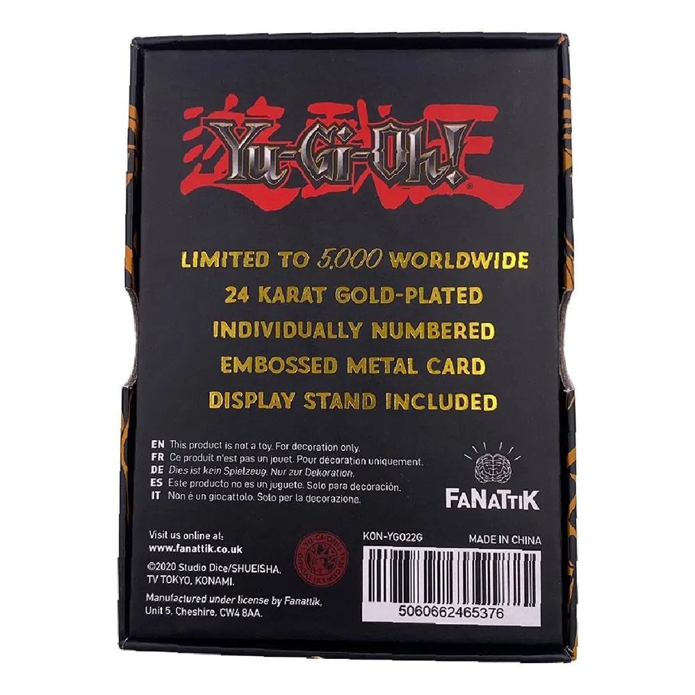 Yu-Gi-Oh! replika Card Blue Eyes White Dragon (aranyozott) termékfotó