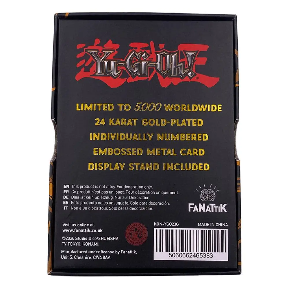 Yu-Gi-Oh! replika Card Dark Magician (aranyozott) termékfotó