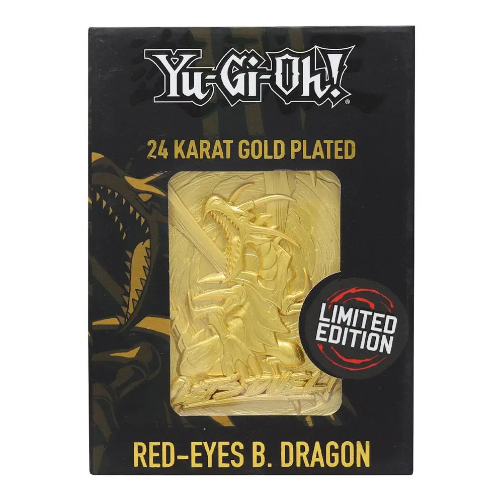 Yu-Gi-Oh! Replica Card Red Eyes B. Dragon (gold plated) termékfotó