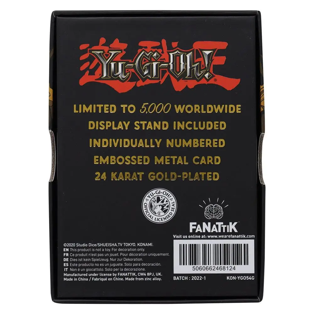 Yu-Gi-Oh! replika Card Time Wizard (aranyozott) termékfotó