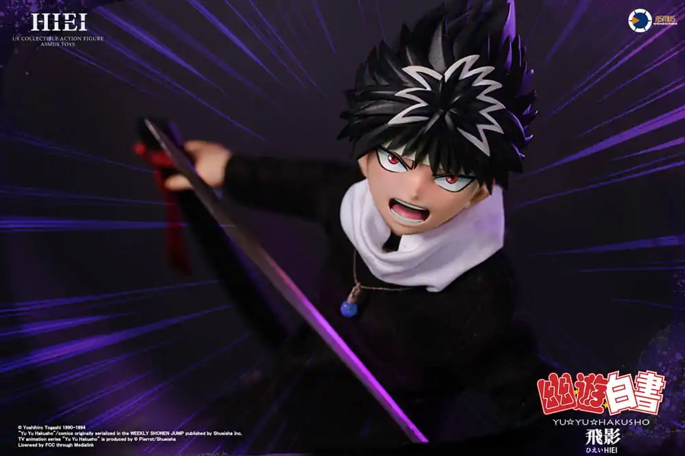 Yu Yu Hakusho 1/6 Hiei (Luxury Version) akciófigura 30 cm termékfotó