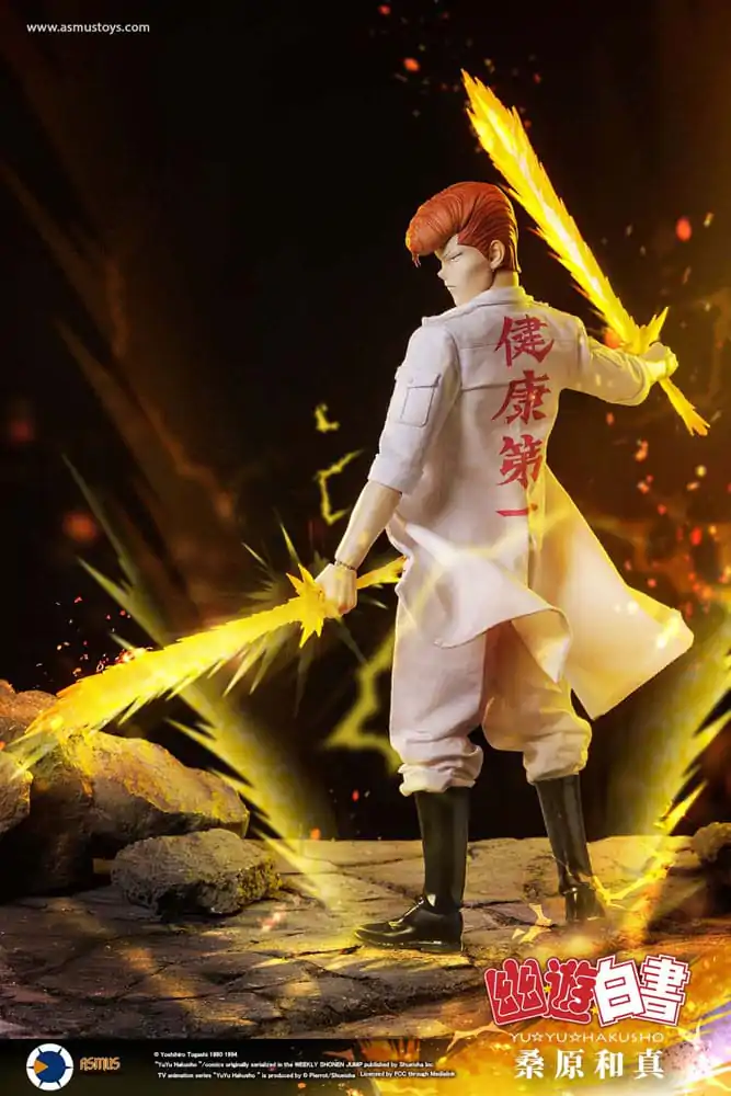 Yu Yu Hakusho Action Figure 1/6 Kazuma Kuwabara (Luxury Version) 30 cm termékfotó