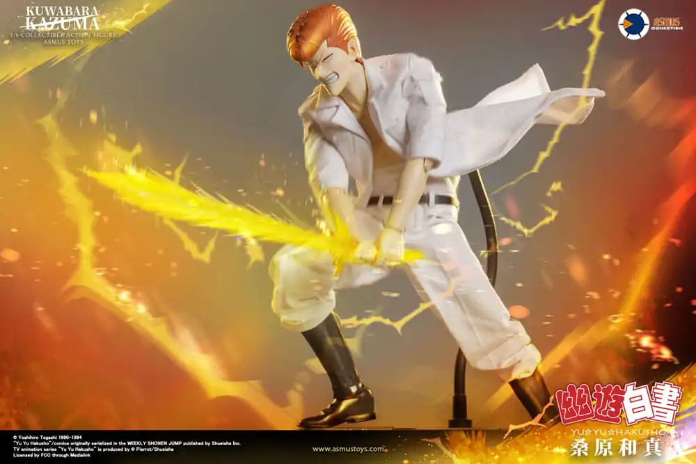 Yu Yu Hakusho Action Figure 1/6 Kazuma Kuwabara (Luxury Version) 30 cm termékfotó