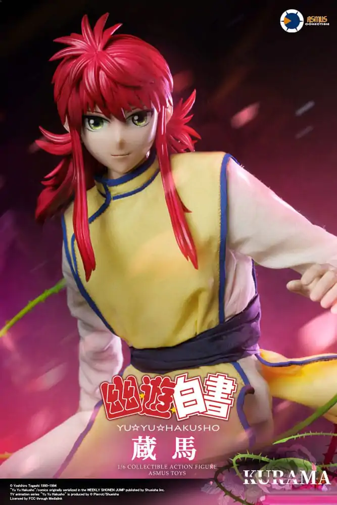 Yu Yu Hakusho 1/6 Kurama akciófigura 30 cm termékfotó