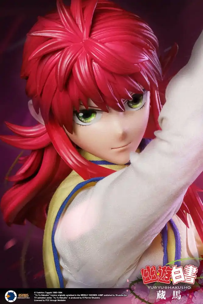 Yu Yu Hakusho 1/6 Kurama akciófigura 30 cm termékfotó