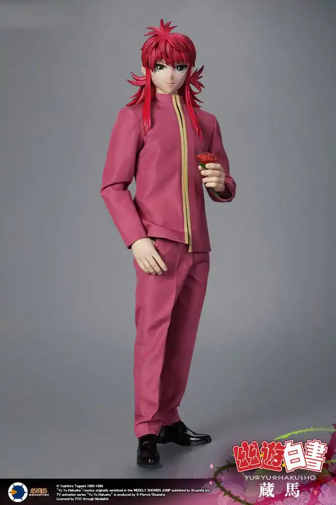 Yu Yu Hakusho 1/6 Kurama akciófigura 30 cm termékfotó