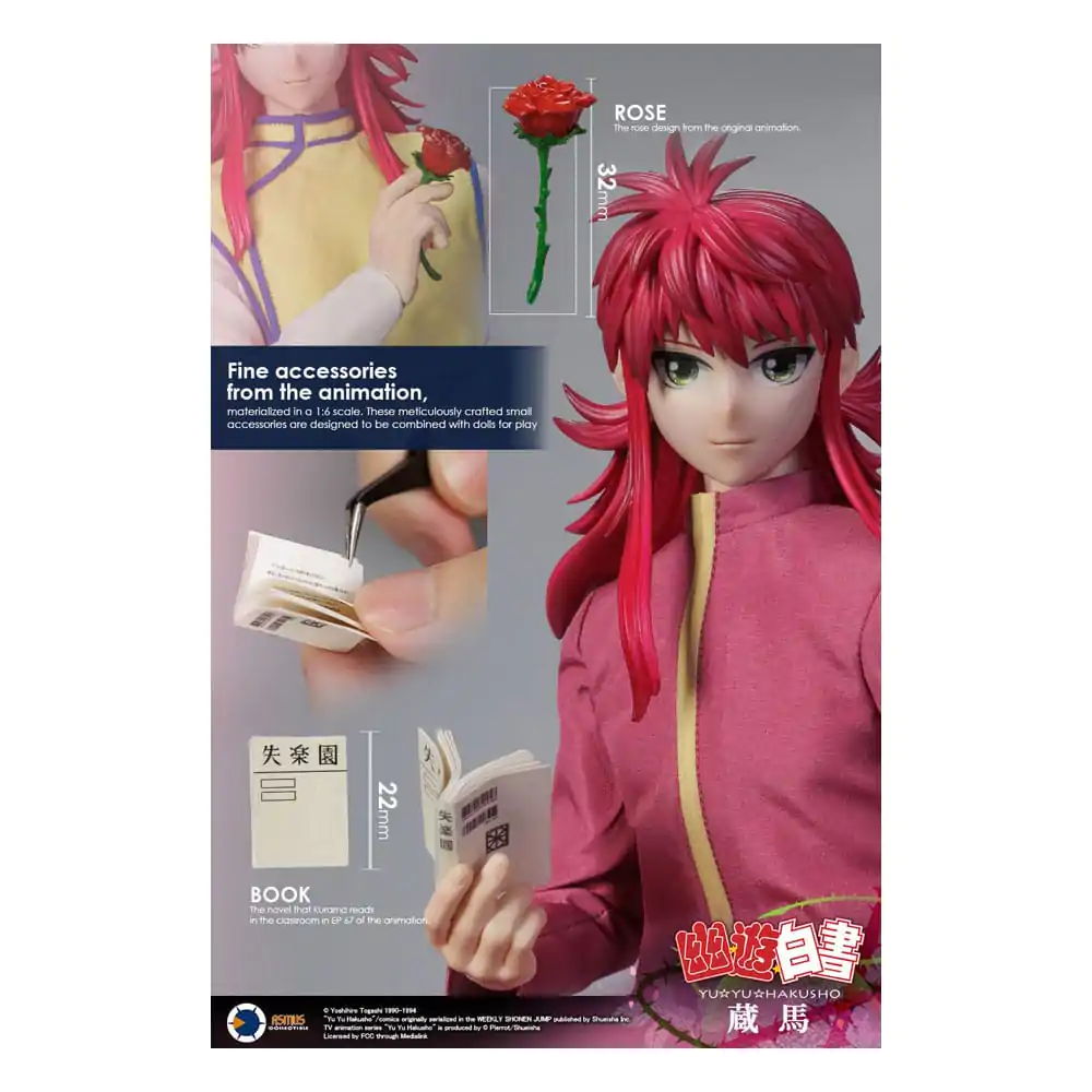 Yu Yu Hakusho 1/6 Kurama (Luxury Edition) akciófigura 30 cm termékfotó