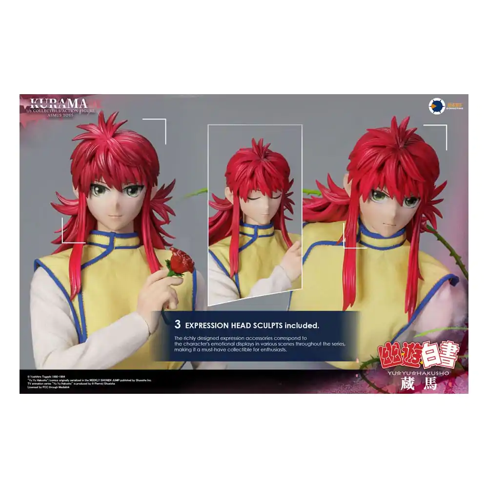 Yu Yu Hakusho 1/6 Kurama (Luxury Edition) akciófigura 30 cm termékfotó