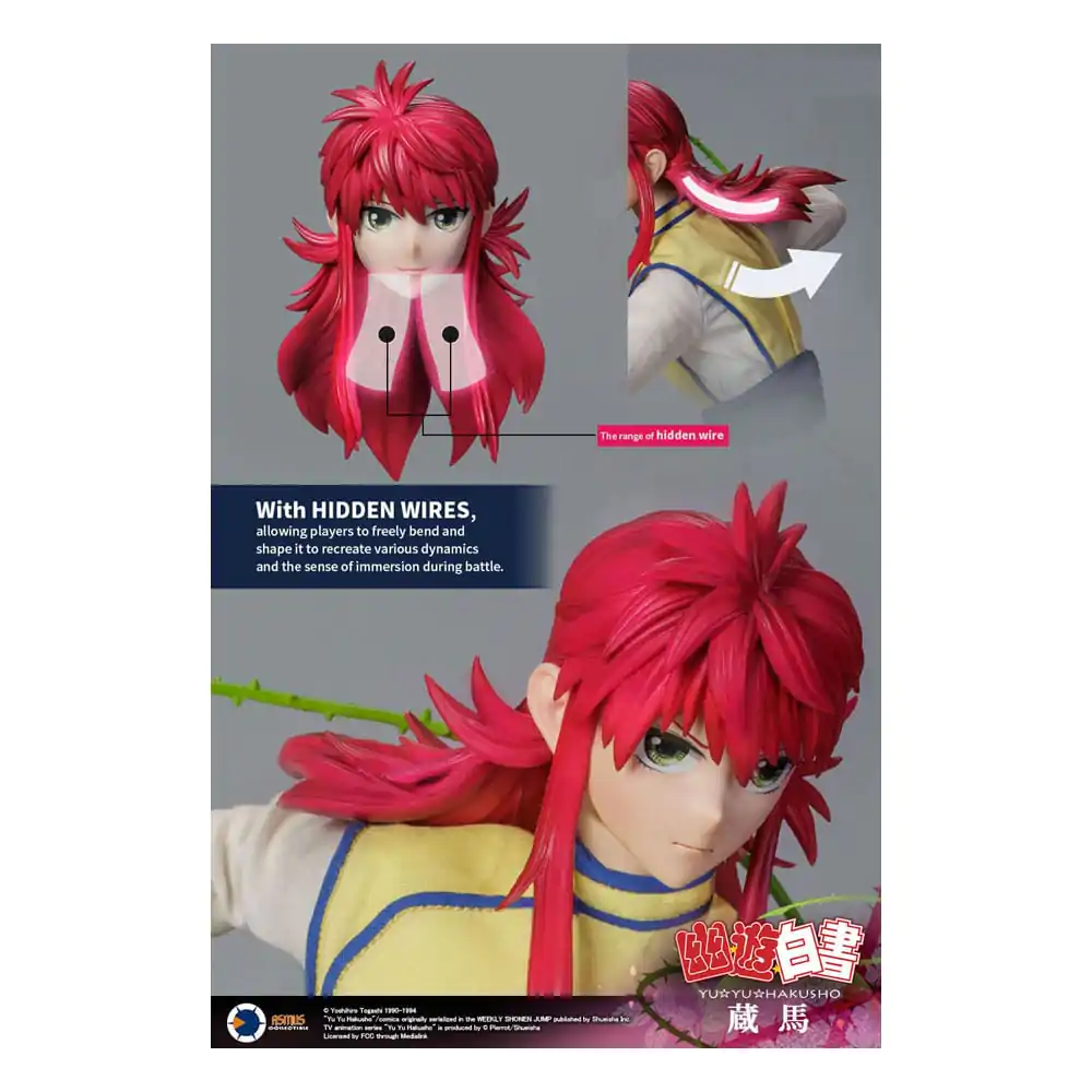 Yu Yu Hakusho 1/6 Kurama (Luxury Edition) akciófigura 30 cm termékfotó