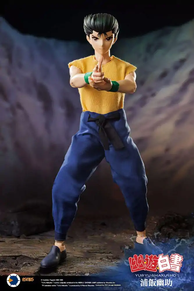 Yu Yu Hakusho 1/6 Yusuke Urameshi (Luxury Version) akciófigura 30 cm termékfotó
