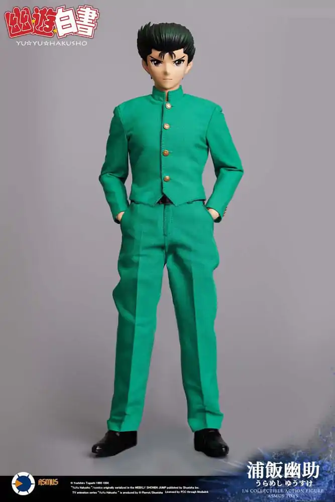 Yu Yu Hakusho 1/6 Yusuke Urameshi (Luxury Version) akciófigura 30 cm termékfotó