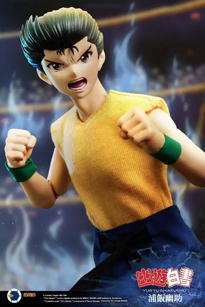 Yu Yu Hakusho 1/6 Yusuke Urameshi (Luxury Version) akciófigura 30 cm termékfotó