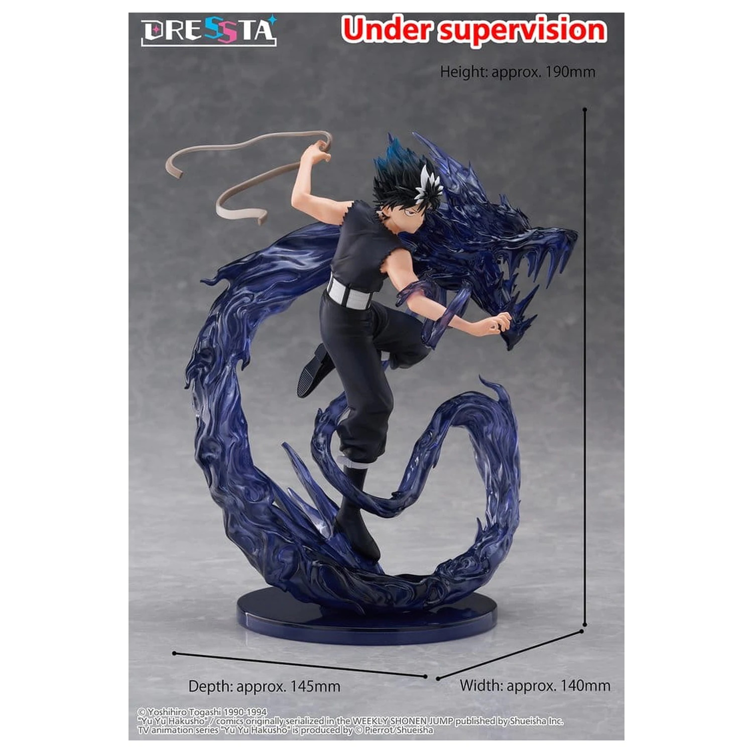 Yu Yu Hakusho Dressta Hiei PVC figura 18 cm termékfotó