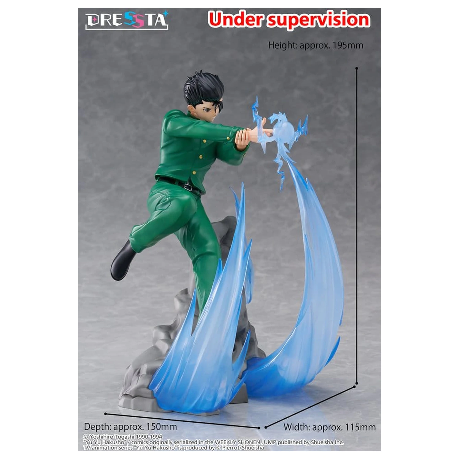 Yu Yu Hakusho Dressta Yusuke Urameshi PVC figura 18 cm termékfotó