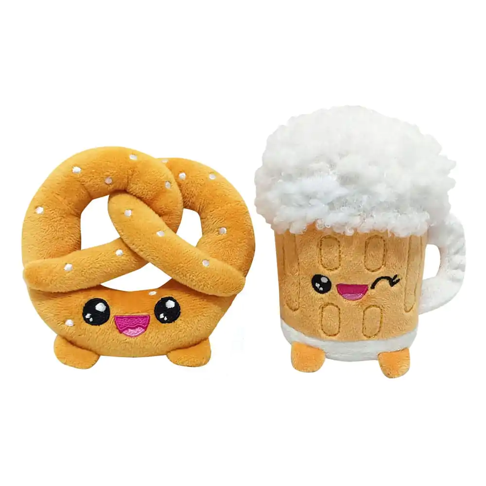 Yummis Together Pretzel & Beer in Take Away Bag plüss figura 21 cm     termékfotó