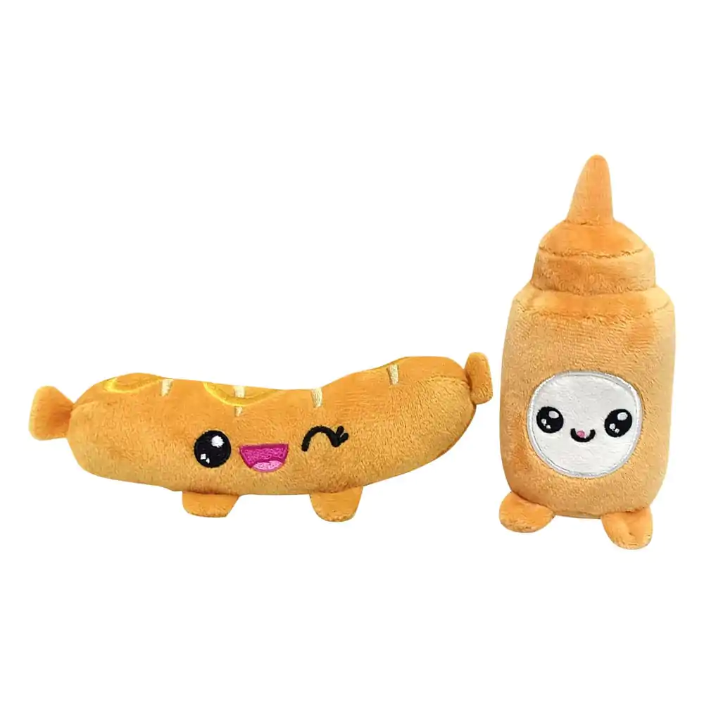 Yummis Together Sausage & Mustard in Take Away Bag plüss figura 21 cm     termékfotó