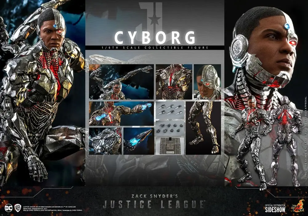 Zack Snyder`s Justice League Action Figure 1/6 Cyborg 32 cm termékfotó