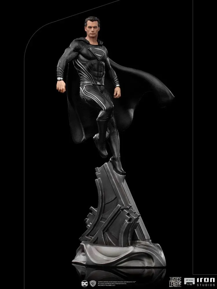 Zack Snyder's Justice League Art Scale 1/10 Superman Black Suit szobor figura 30 cm termékfotó