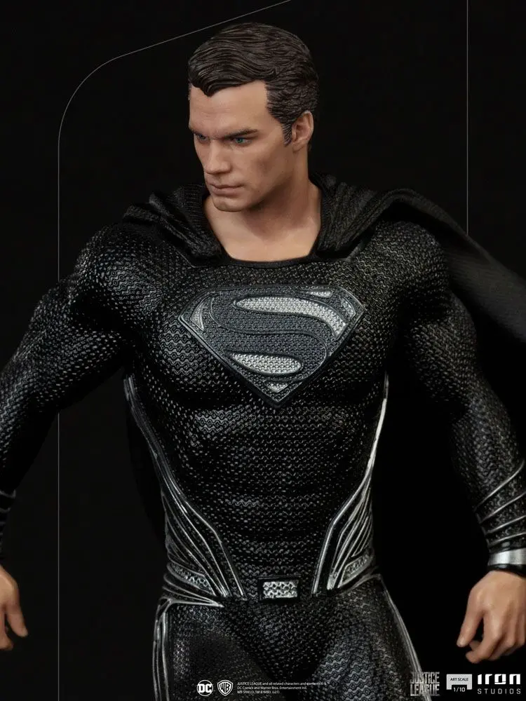 Zack Snyder's Justice League Art Scale 1/10 Superman Black Suit szobor figura 30 cm termékfotó