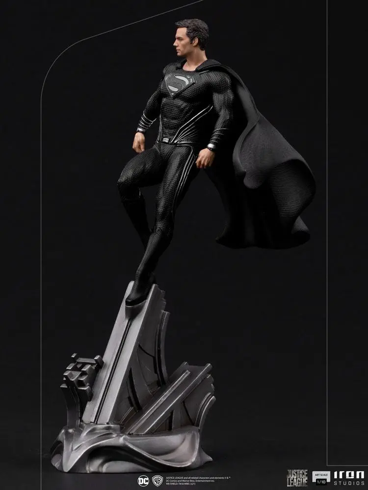 Zack Snyder's Justice League Art Scale 1/10 Superman Black Suit szobor figura 30 cm termékfotó