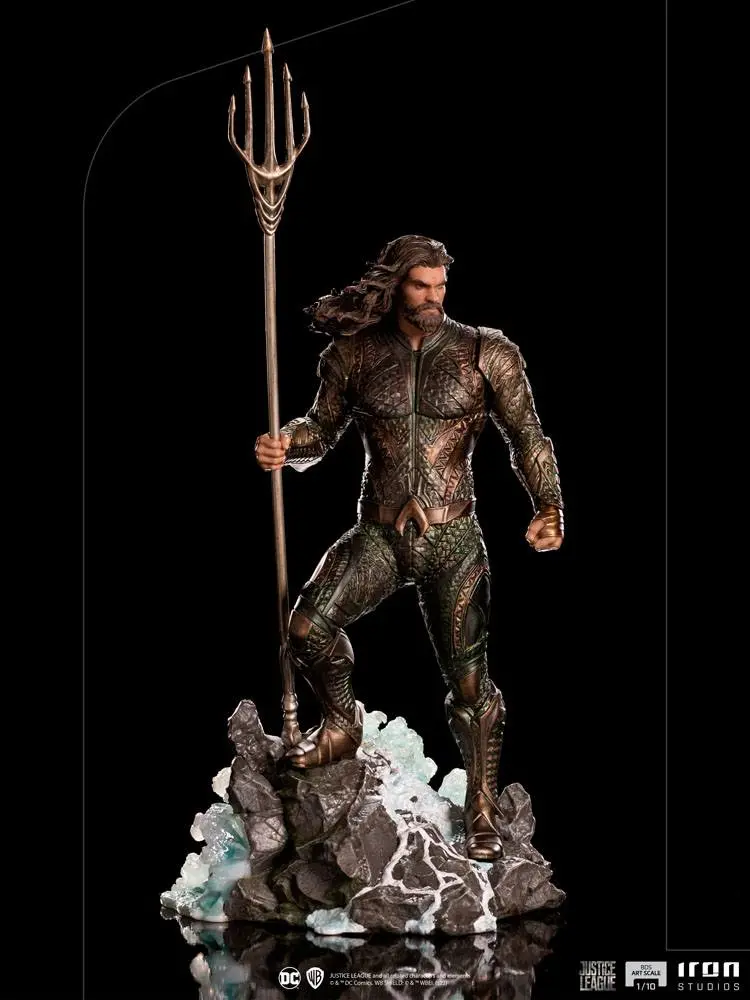 Zack Snyder's Justice League BDS Art Scale 1/10 Aquaman szobor figura 29 cm termékfotó