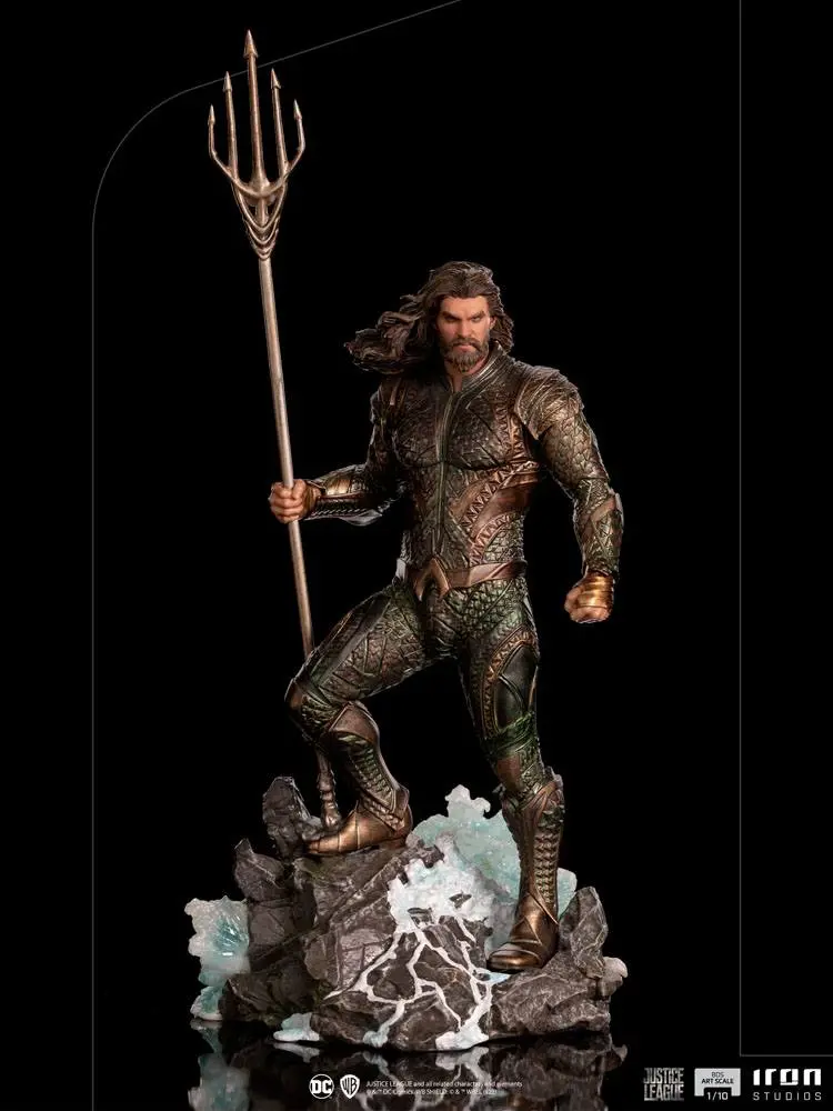 Zack Snyder's Justice League BDS Art Scale 1/10 Aquaman szobor figura 29 cm termékfotó