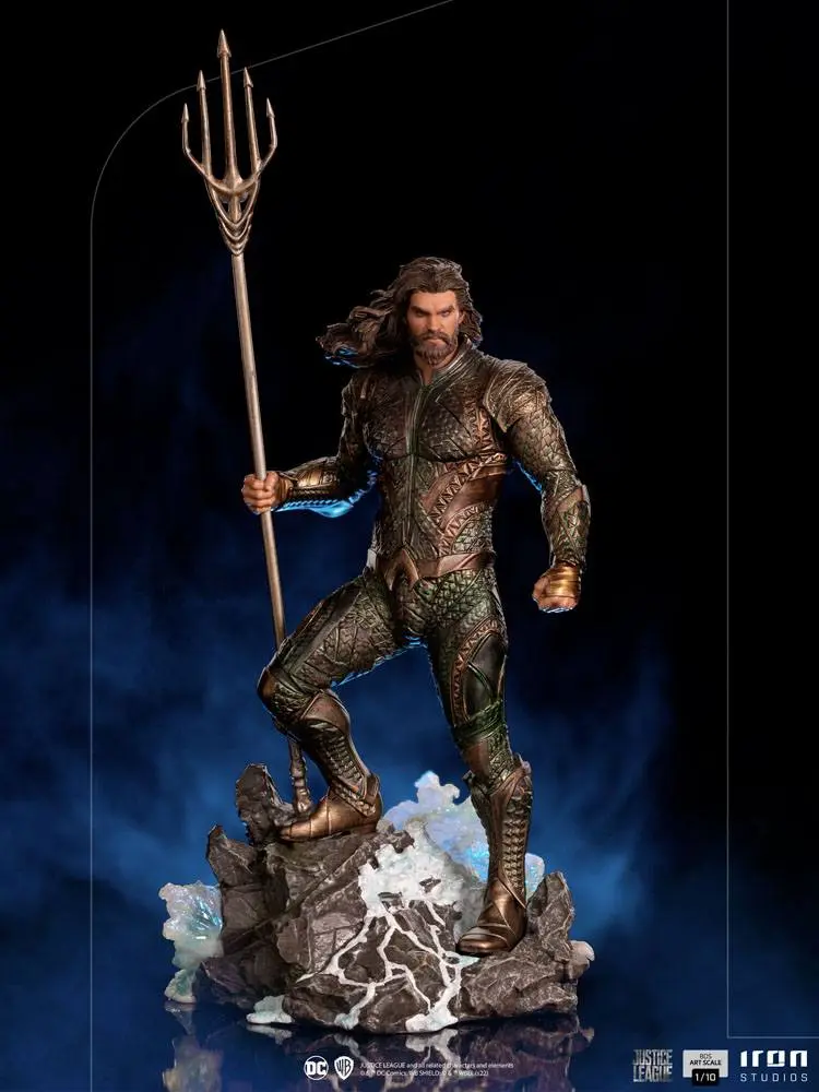 Zack Snyder's Justice League BDS Art Scale 1/10 Aquaman szobor figura 29 cm termékfotó
