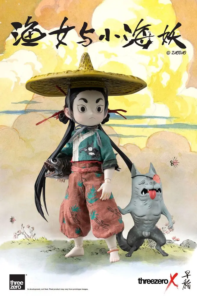 Zao Dao 1/6 Fishergirl and Little Sea Elf Standard Edition szobor figurák 15 cm termékfotó