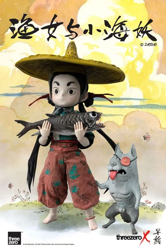 Zao Dao 1/6 Fishergirl and Little Sea Elf Standard Edition szobor figurák 15 cm termékfotó