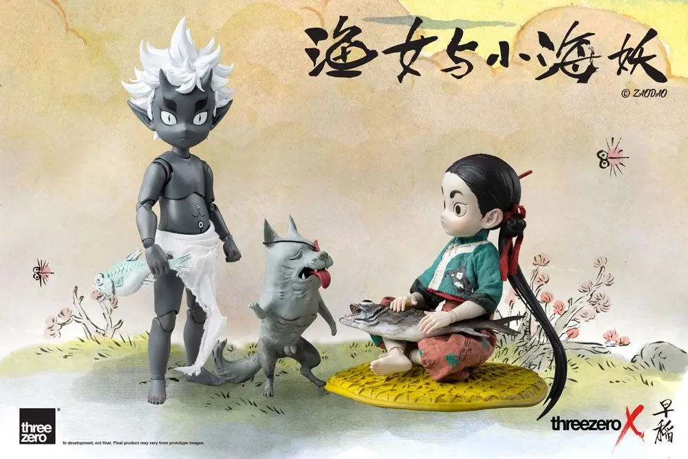 Zao Dao 1/6 Fishergirl and Little Sea Elf Standard Edition szobor figurák 15 cm termékfotó
