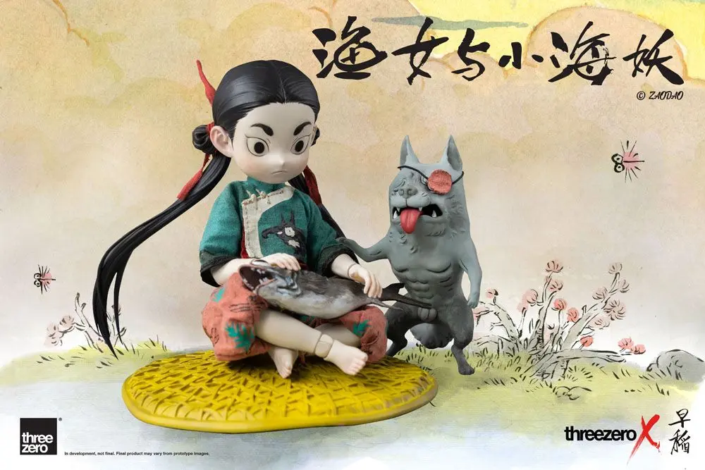 Zao Dao 1/6 Fishergirl and Little Sea Elf Standard Edition szobor figurák 15 cm termékfotó