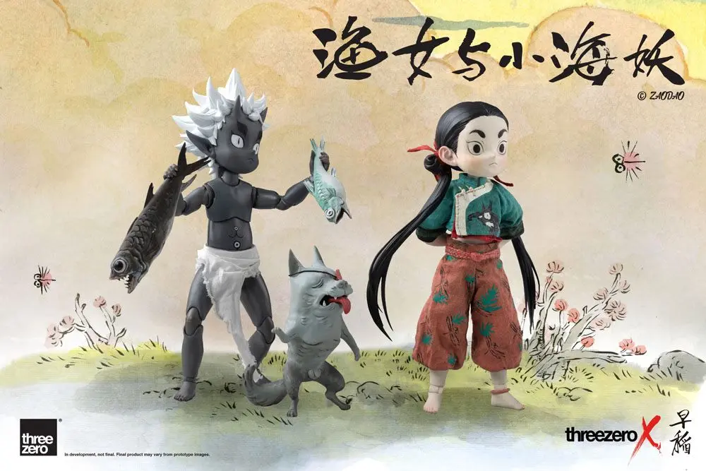 Zao Dao 1/6 Fishergirl and Little Sea Elf Standard Edition szobor figurák 15 cm termékfotó