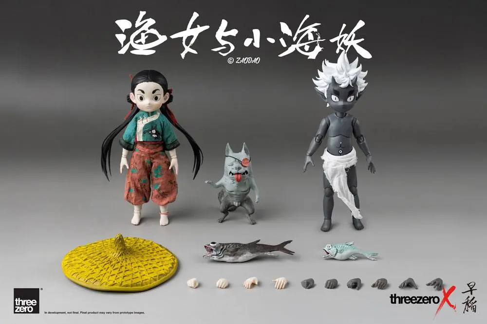 Zao Dao 1/6 Fishergirl and Little Sea Elf Standard Edition szobor figurák 15 cm termékfotó