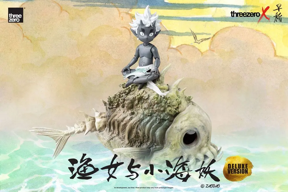 Zao Dao1/6 Fishergirl and Little Sea Elf Deluxe Edition  szobor figurák 15 cm termékfotó