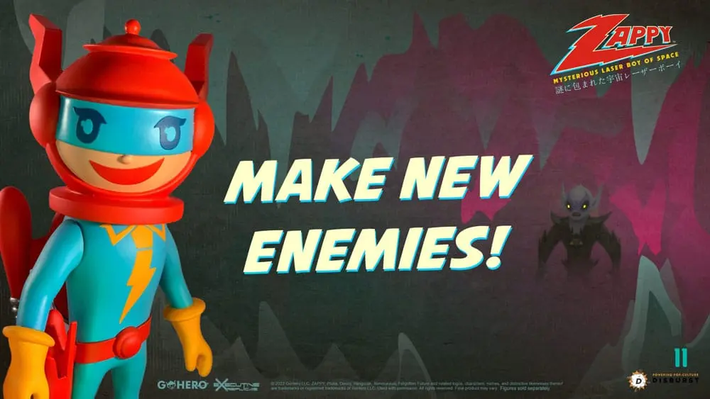 Zappy Mysterious Laser Boy of Space akciófigura 22 cm termékfotó