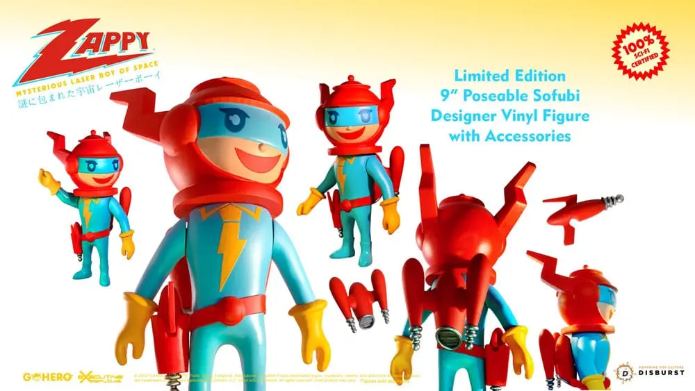 Zappy Mysterious Laser Boy of Space akciófigura 22 cm termékfotó