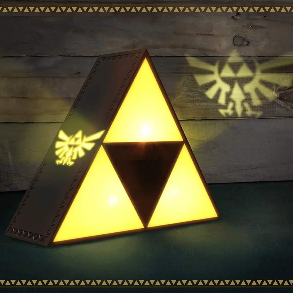 Zelda Triforce lámpa termékfotó
