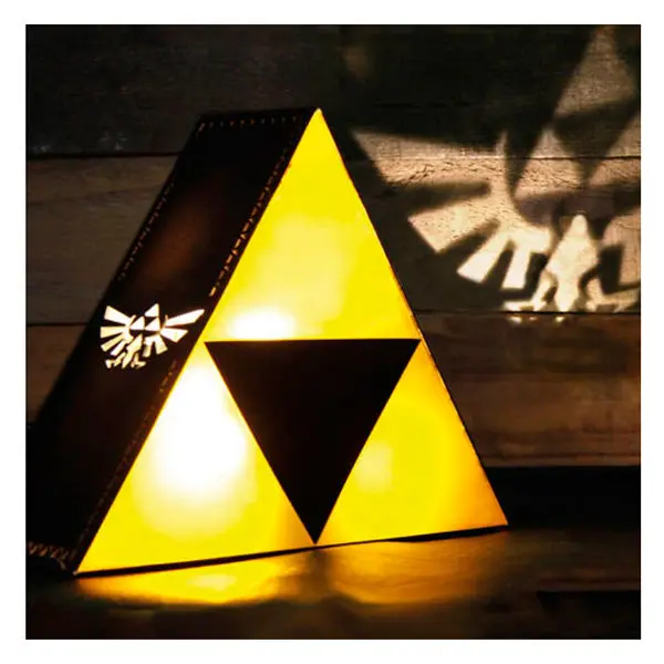 Zelda Triforce lámpa termékfotó