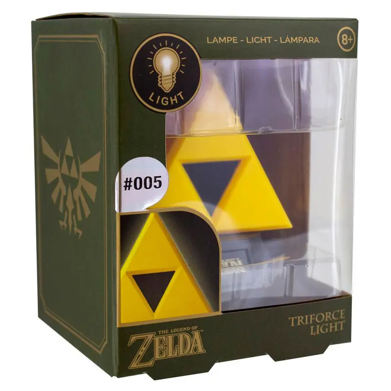 Zelda Triforce lámpa termékfotó