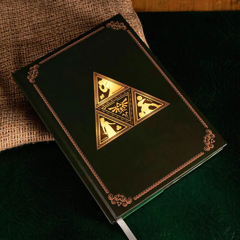 Zelda Triforce világítós jegyzetfüzet termékfotó