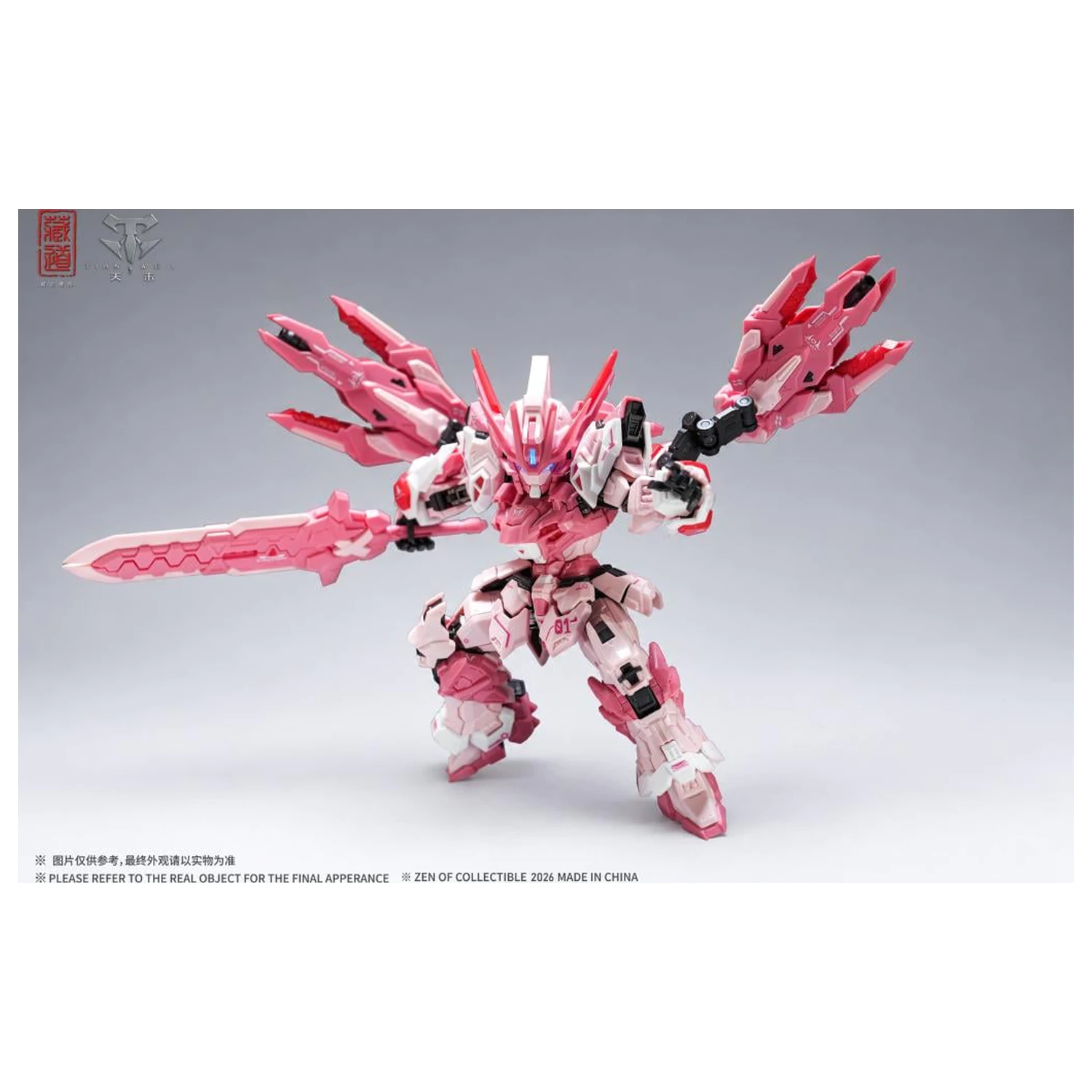 Zen of Collectible CD-TGM-01C TGM Tian Wei Pink LE modell készlet 14cm termékfotó