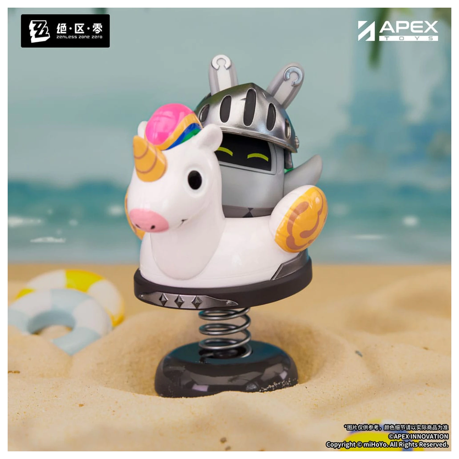 Zenless Zone Zero Happy Shake Knightboo PVC szobor figura 9 cm   termékfotó