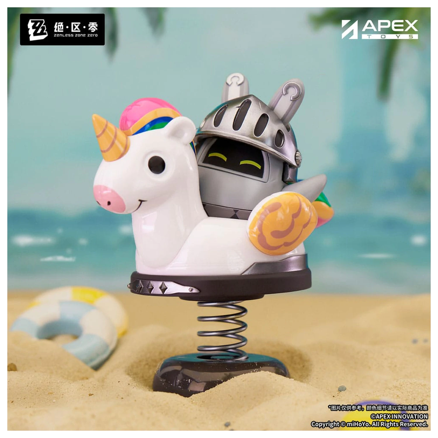 Zenless Zone Zero Happy Shake Knightboo PVC szobor figura 9 cm   termékfotó
